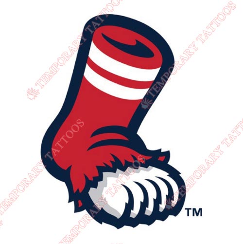 Pawtucket Red Sox Customize Temporary Tattoos Stickers NO.7991